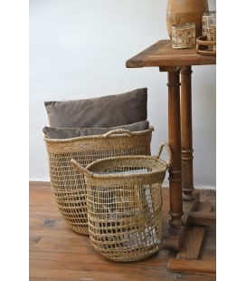 Woven basket Mendi fibers of Vietnam (broad)