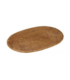 Table Set oval Marion - rattan honey