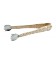 Pince rotin et aluminium Tongs