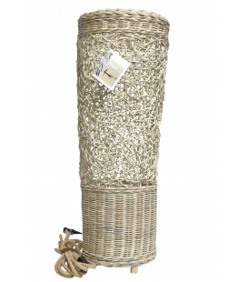 Magwe lampe colonne M - 67cm - blanc cérusé