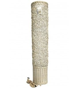 Magwe lampe colonne L - 110cm - blanc cérusé
