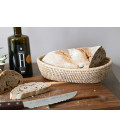 Bread basket Paula - colour white brushed