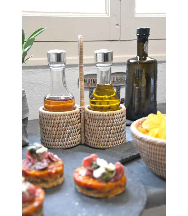 Profibohrer Lot de 5 Coques X-Line Huile-vinaigre Cruet Salière