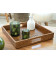 Square tray Lucie - rattan honey