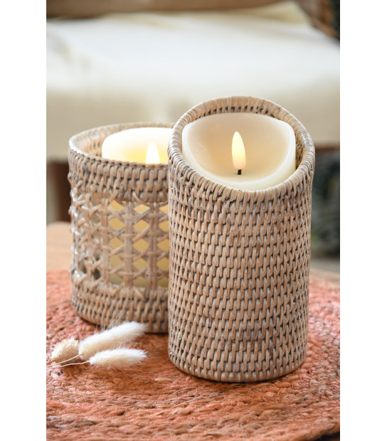 OSALADI Lanterne En Bambou Et Rotin - Abat-jour En Osier Pour