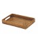 Petit plateau rectangulaire Gaby - rotin miel