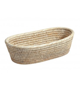 Bread basket Claries - white brushed