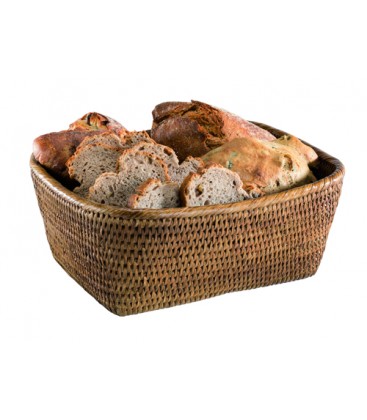 Bread basket rattan Roxane GM - honey